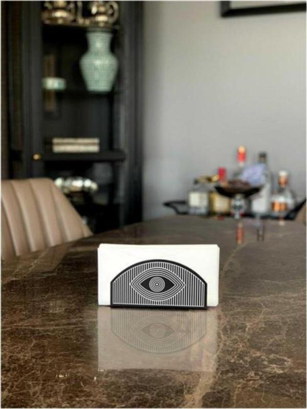 The Mia Peçetelik Siyah 16 X 8 Cm - Eye - Image 1
