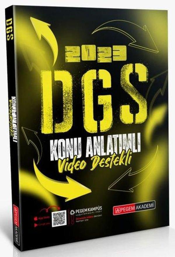 2023 DGS Video Destekli Konu Anlatımlı - Pegem Akademi Yayıncılık - Image 1