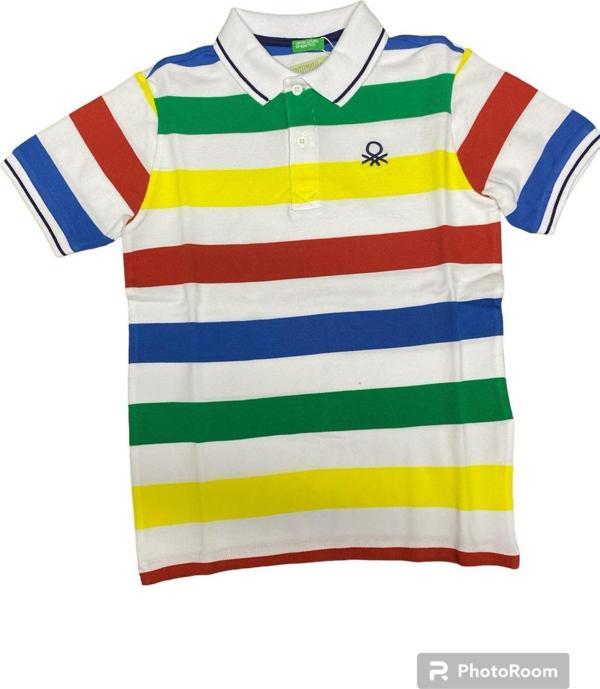 Benetton Erkek Çocuk Çİzgili Polo - Image 1