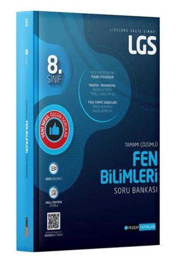 8.Sınıf LGS Fen Bilimleri Soru Bankası - Pegem Akademi Yayıncılık - Image 1