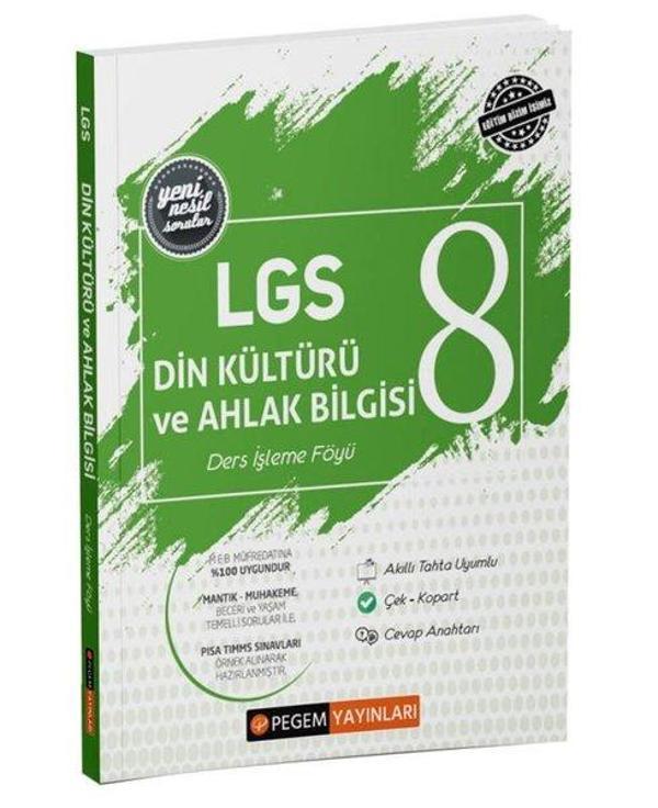 8.Sınıf LGS Din Kültürü ve Ahlak Bilgisi Ders İşleme Föyü - Pegem Akademi Yayıncılık - Image 1