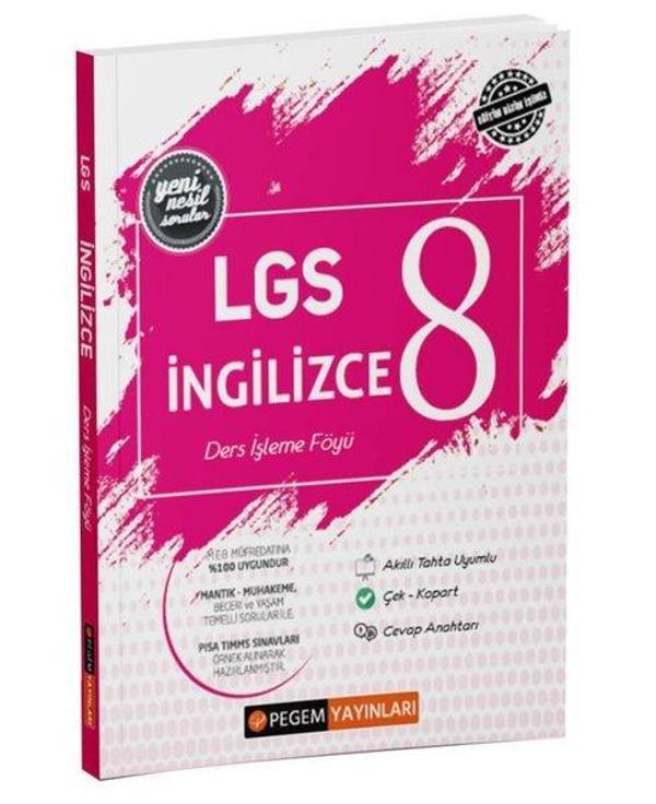 8.Sınıf LGS İngilizce Ders İşleme Föyü - Pegem Akademi Yayıncılık - Image 1