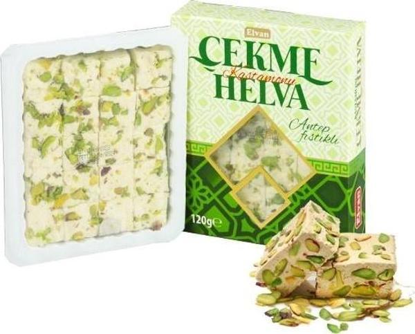Elvan Çekme Helva Antep Fıstıklı 120 Gr. (1 Paket) - Image 1
