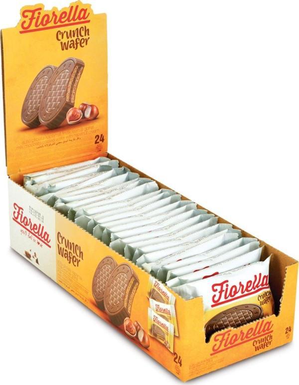 Fiorella Crunch Çikolatalı Gofret 20 Gr. 24lü (1 Paket) - Image 1