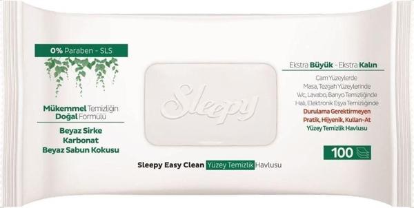 Sleepy Easy Clean Yüzey Temizlik Havlusu 100'lü 2 Adet - Image 1