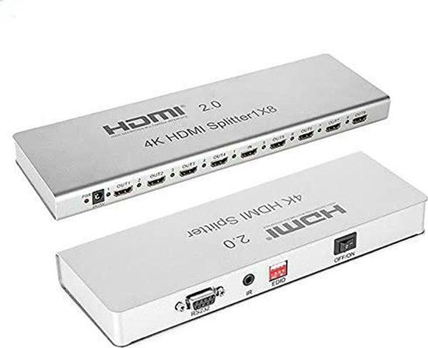 HDMI Matrix 1x8 HDMI Switch + Splitter 1 Giriş 8 Çıkış BD-2180H - Image 1