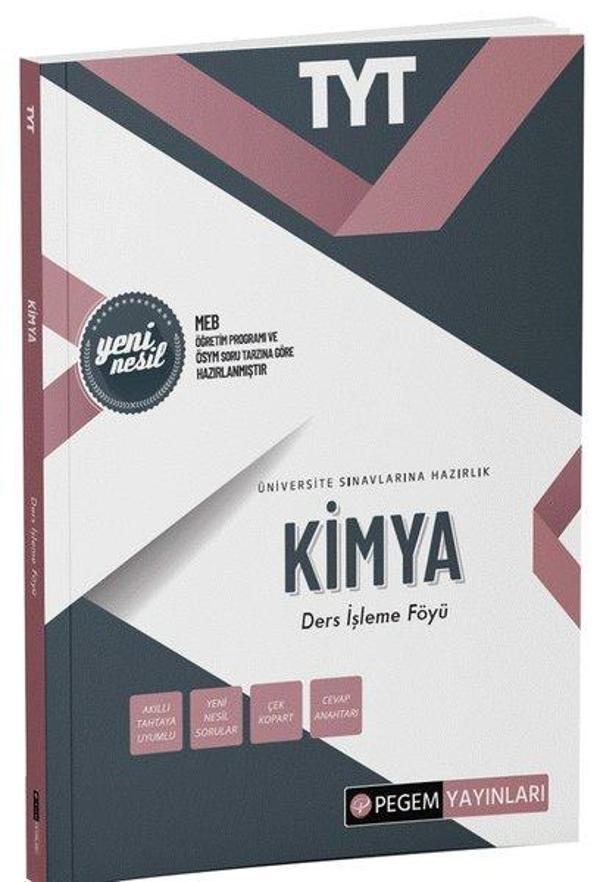 TYT Kimya Ders İşleme Föyü - Pegem Akademi Yayıncılık - Image 1