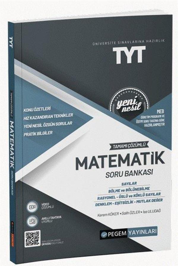 TYT Matematik Soru Bankası - Pegem Akademi Yayıncılık - Image 1