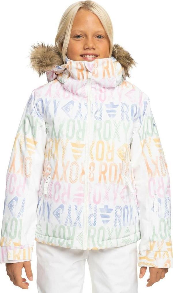 ROXY Snowboard Ceketi Brıght Whıte Sapın Rg Çocuk Çeket - Mont - Image 1