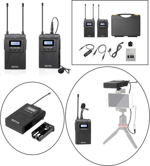 BOYA Dersaneler Için Wm8 Pro K1 Kablosuz Tekli Yaka Mikrofonu - Image 1