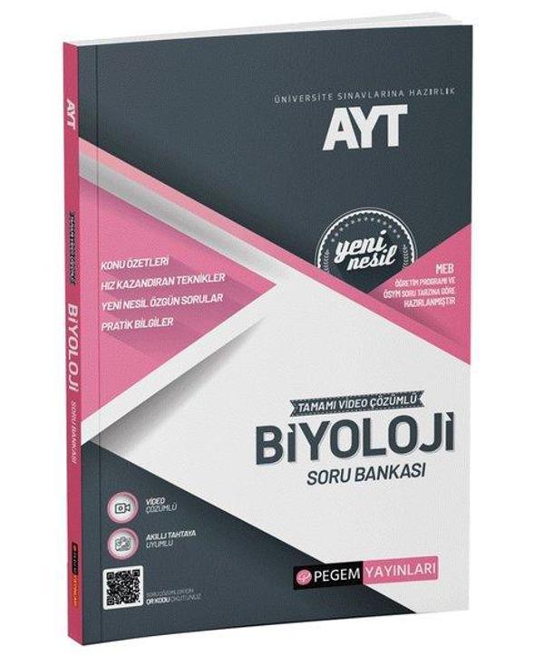 AYT Biyoloji Soru Bankası - Pegem Akademi Yayıncılık - Image 1