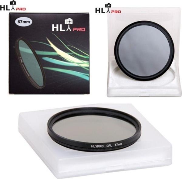 HLYPRO 67 Mm Polarize Filtre, 67Mm Cpl Filtre - Image 1