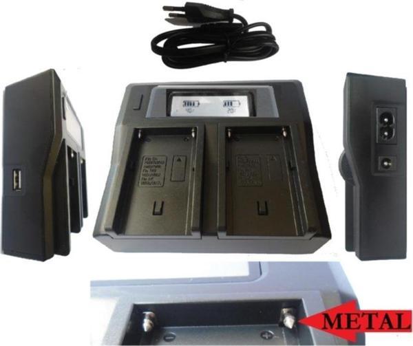 DP Sony Hd1000 I?Çin Dp-F970 IKili Şarj Aleti - Image 1