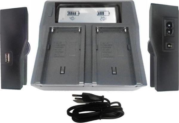 DP Sony Mc2500 Kamera Için Ikili Dijital Şarj Cihazı - Image 1