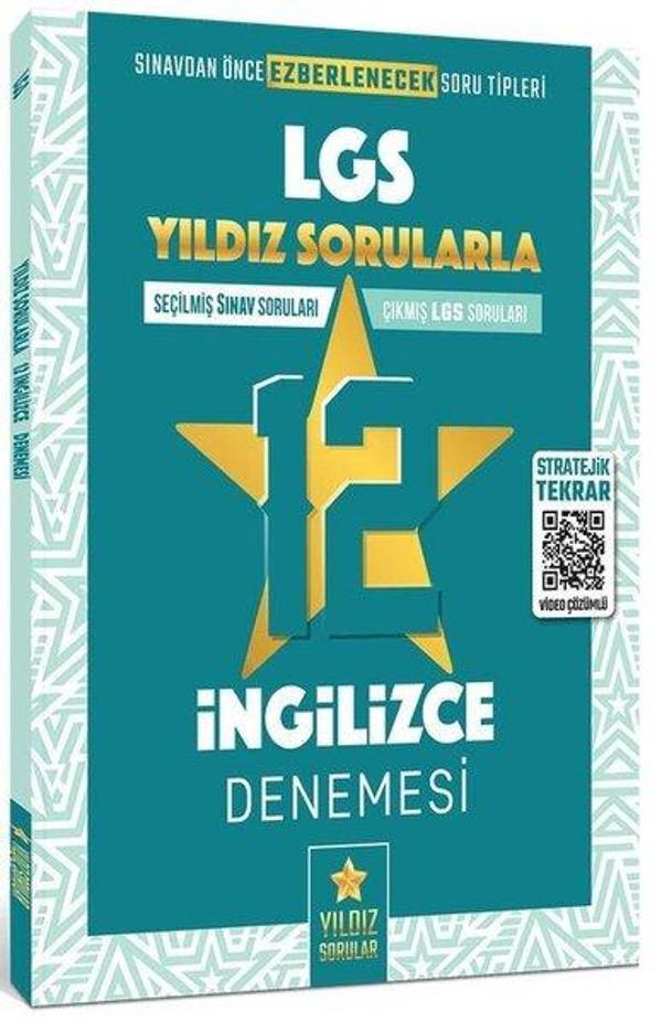 8.Sınıf LGS İngilizce 12 Deneme - Yıldız Sorular Yayınları - Image 1