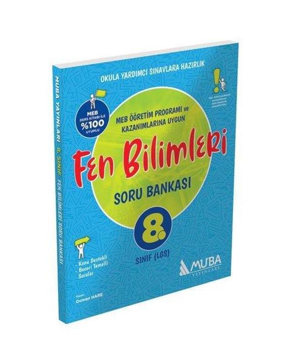 8.Sınıf Fen Bilimleri Soru Bankası - Muba Yayınları - Image 1