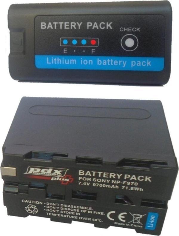 PDX Sony Mc2000 Kamera Lion Batarya - Image 1