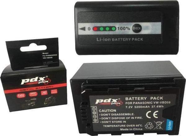 PDX Vbd58 Panasonic Mdh2 Kamera Batarya - Image 1