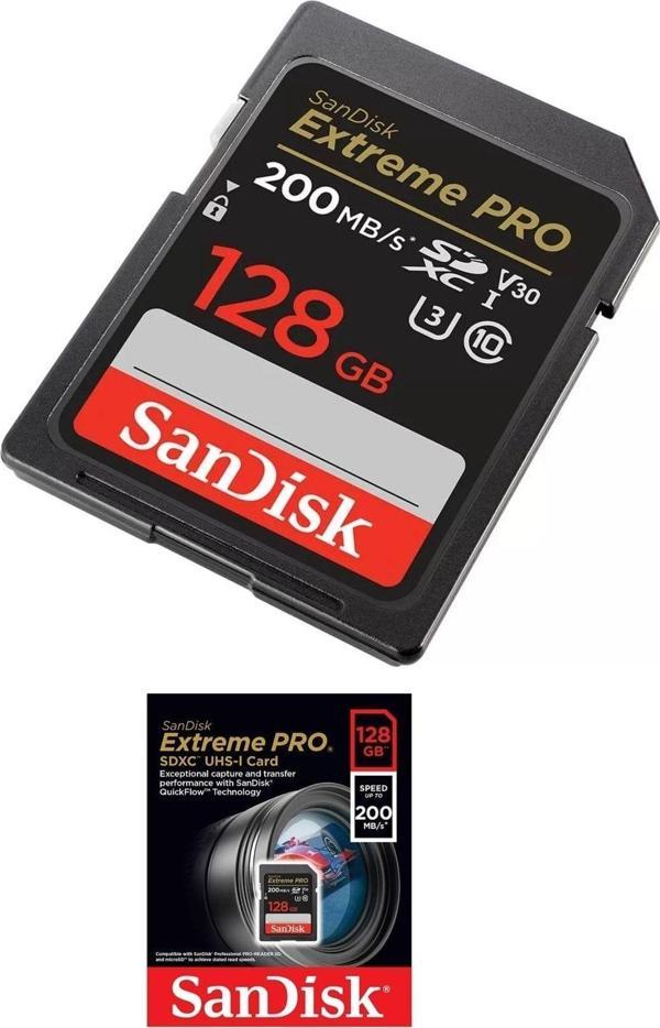 SanDisk 128 Gb 200Mb/S 4K Class 10 Sdhc Hafıza Kartı - Image 1