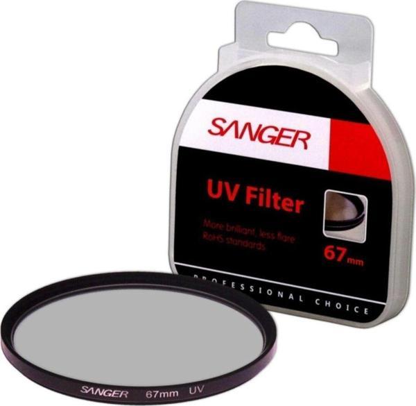 SANGER 67Mm Uv Filtre, 67 Mm Ultraviole Işık Engelleyici Filtre - Image 1