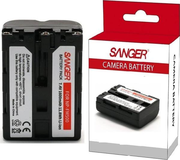 SANGER Alpha A300K, Sony Alpha A300X Uyumlu  Dslr Bataryası - Image 1