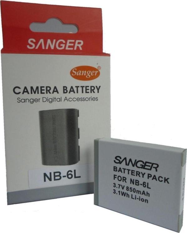 SANGER Canon Power Shoot, Digital Ixus Için Nb-6L Batarya, Pil - Image 1