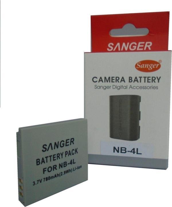 SANGER Canon Eos Nb-4L Fotoğraf Makinesi Bataryası - Image 1