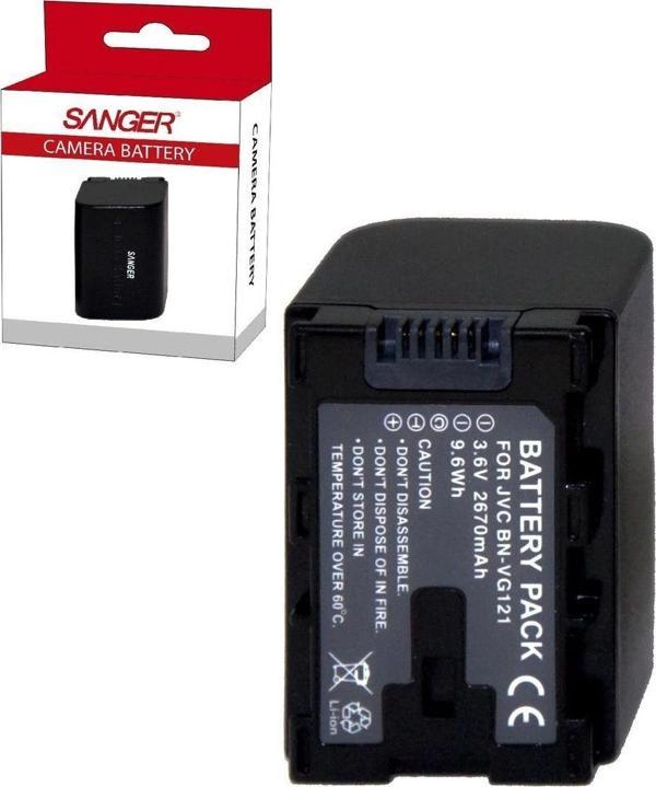 SANGER Jvc Everio Gz-Ex515, Jvc Everio Gz-Ex555, Jvc Everio Gz-Gx1, Jvc Gz-Hd500 Uyumlu Bataryası - Image 1