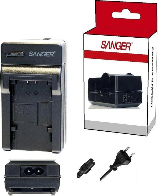 SANGER Jvc Gz-Hm320, Jvc Gz-Hm330, Jvc Gz-Hm340, Jvc Gz-Hm35 Uyumlu Şarj Cihazı - Image 1