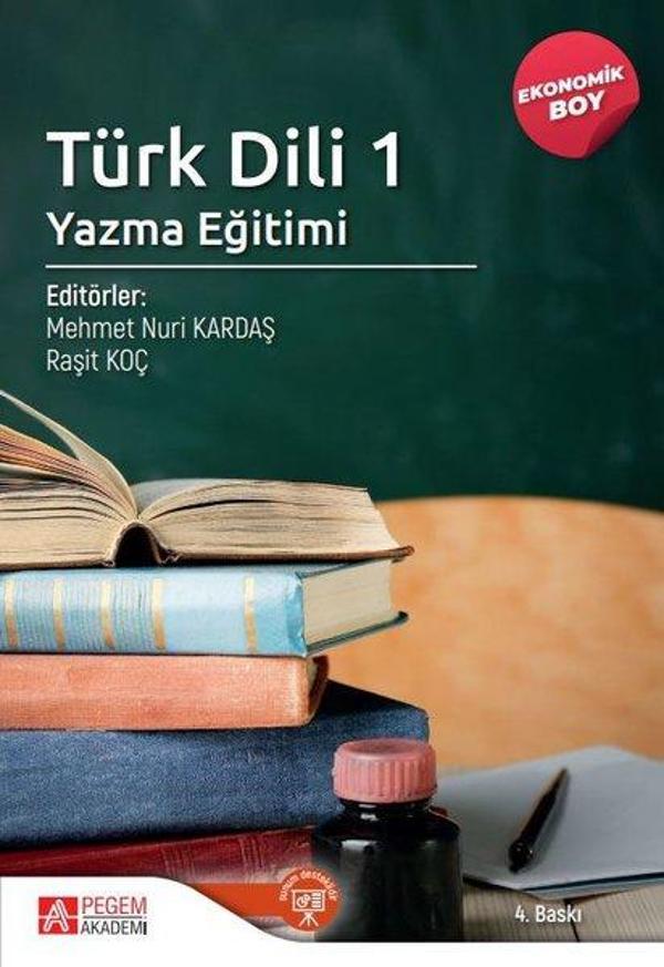 Türk Dili 1 Yazma Eğitimi - Ekonomik Boy - Pegem Akademi Yayıncılık - Image 1