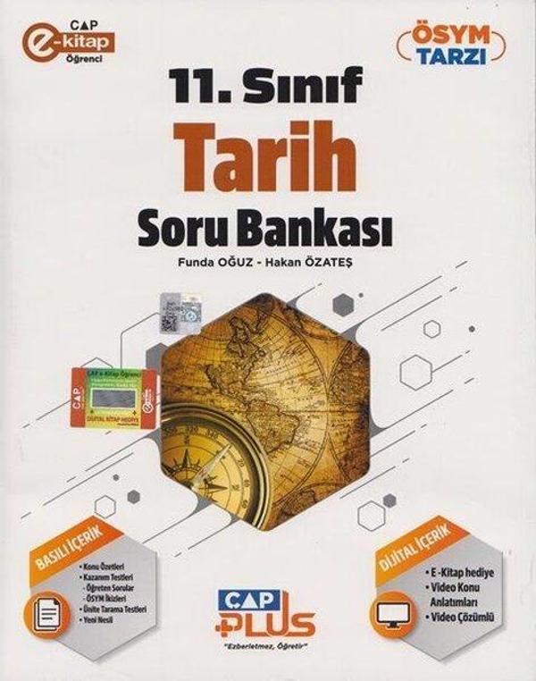 2023 11.Sınıf Tarih Plus Soru Bankası - Çap Yayınları - Image 1