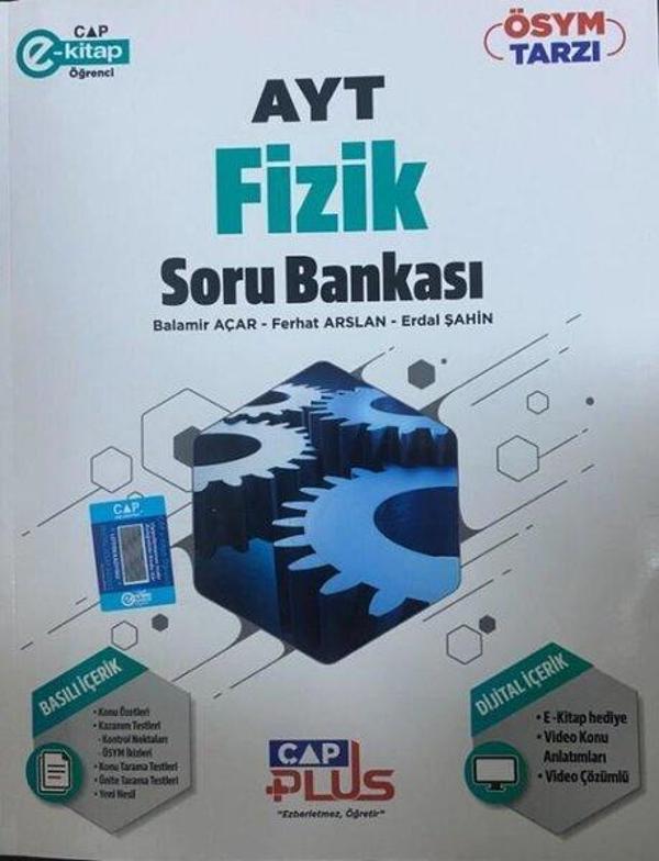 AYT Fizik Plus Soru Bankası - Çap Yayınları - Image 1