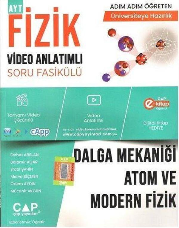 2023 Fizik Dalga Mekaniği Atom ve Modern Fizik Konu Anlatımlı Soru Bankası - Çap Yayınları - Image 1