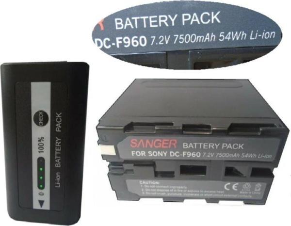SANGER Np-F980 Batarya Uyumlu Kamera Işığı İdeal Batarya - Image 1