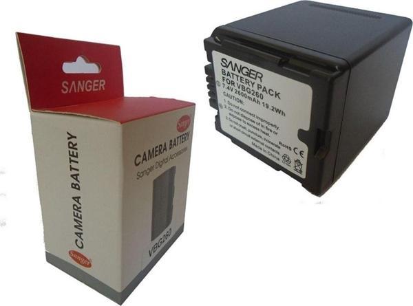 SANGER Panasonic Mdh1 Bataryası, Vbg260 Batarya, Panasonic Mdh1 Kamera Bataryası - Image 1