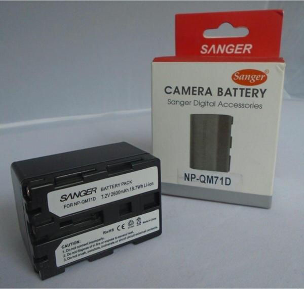 SANGER Sony Np-Qm71 Kamera Bataryası, Pil - Image 1