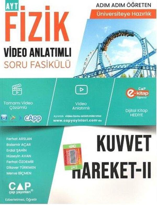 Fizik Kuvvet Hareket 2 Video Anlatımlı Soru Fasikülü - Çap Yayınları - Image 1