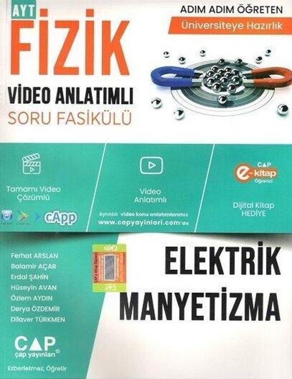Fizik Elektrik Manyetizma Konu Anlatımlı Soru Bankası - Çap Yayınları - Image 1