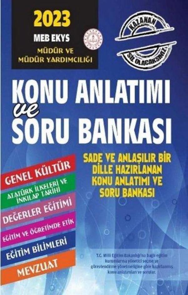 2023 MEB EKYS Müdür ve Müdür Yardımcılığı Konu Anlatımlı Soru Bankası - Kalem Kitap - Image 1