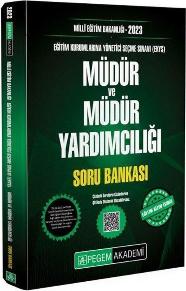 2023 MEB EKYS Müdür ve Müdür Yardımcılığı Soru Bankası - Pegem Akademi Yayıncılık - Image 1