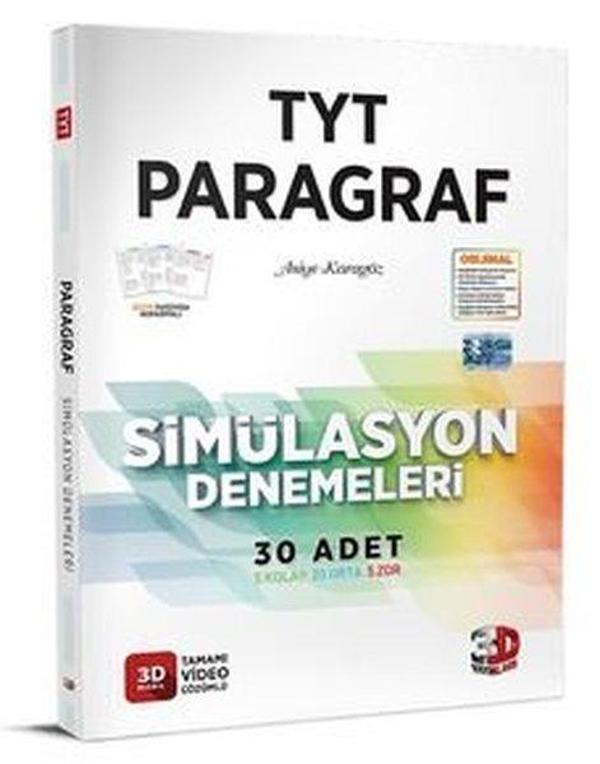 2023 TYT Paragraf Simülasyon Denemeleri - 3D Yayınları - Image 1