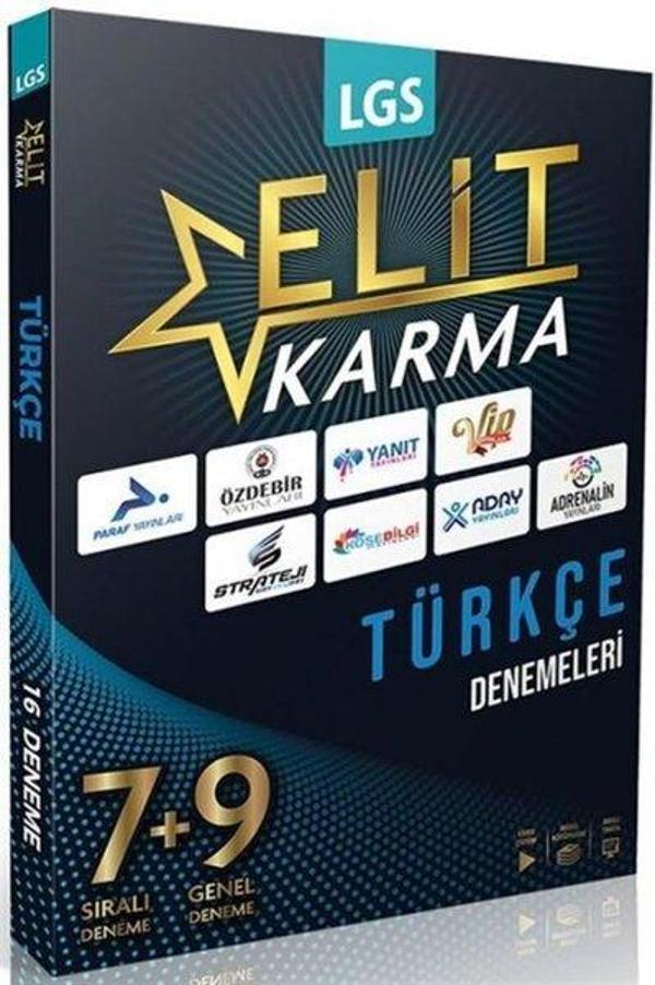 LGS Türkçe Elit Karma 16 Deneme - PRF Paraf Yayınları - Image 1