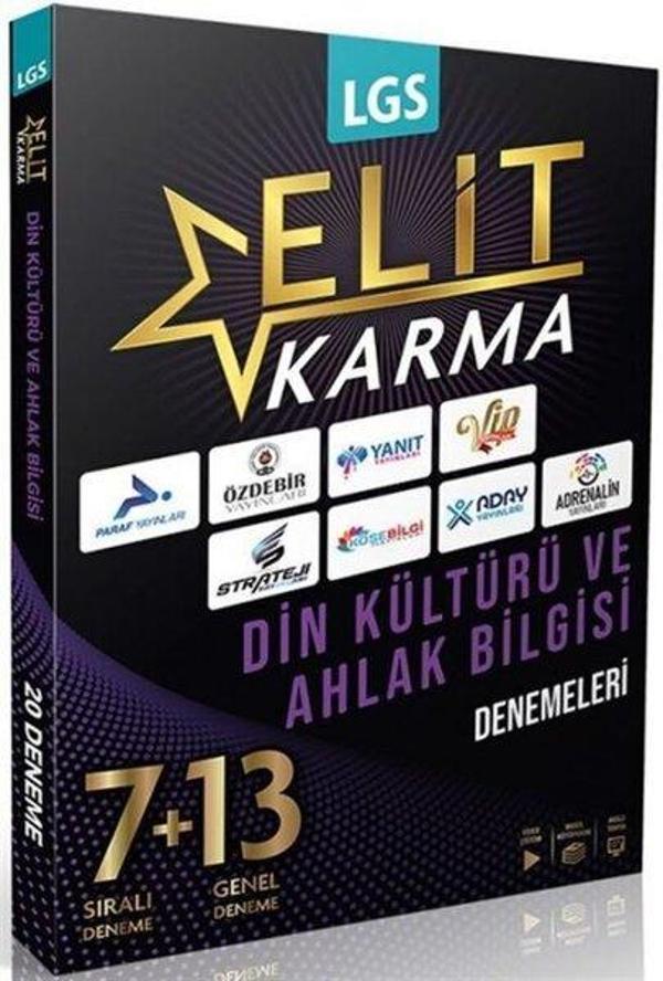 LGS Din Kültürü ve Ahlak Bilgisi Elit Karma 20 Deneme - PRF Paraf Yayınları - Image 1