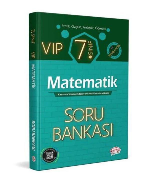 7.Sınıf VİP Matematik Soru Bankası - Editör - Image 1
