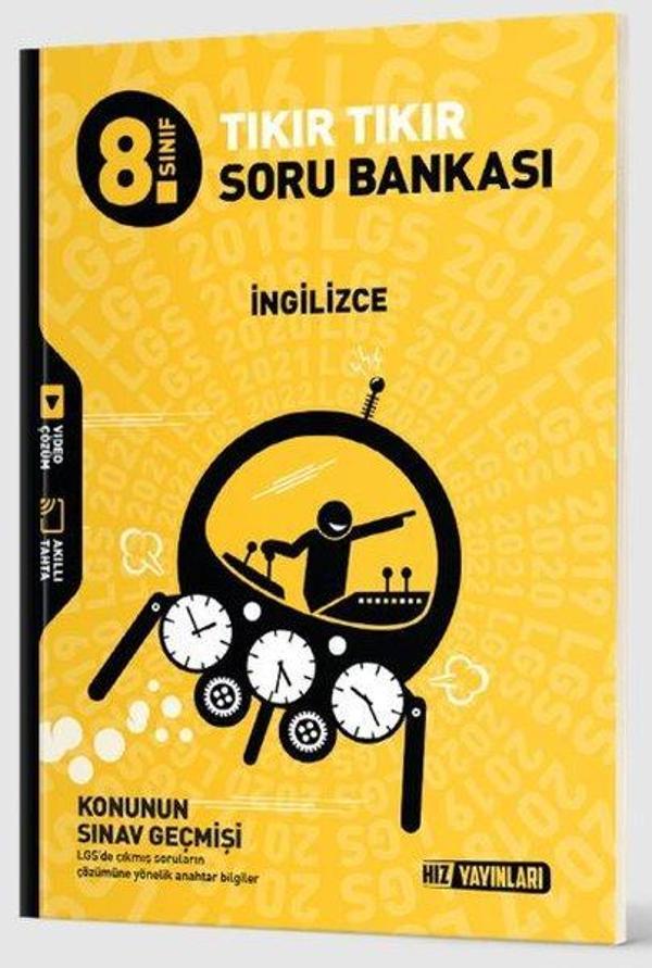 8.Sınıf İngilizce Tıkır Tıkır Soru Bankası - Hız Yayınları - Image 1