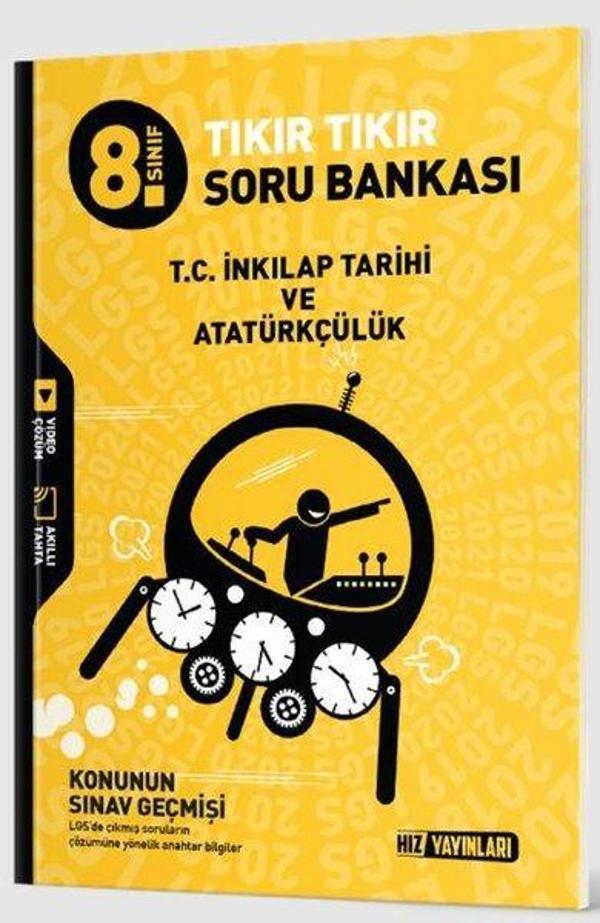 8.Sınıf T.C. İnkılap Tarihi ve Atatükçülük Tıkır Tıkır Soru Bankası - Hız Yayınları - Image 1