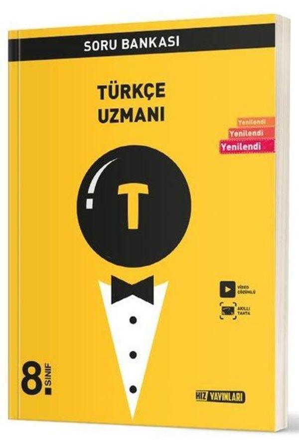 8.Sınıf Türkçe Uzmanı Soru Bankası - Hız Yayınları - Image 1