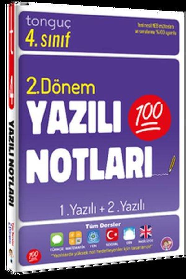4.Sınıf Yazılı Notları 2.Dönem 1+2.Yazılı - Tonguç Akademi - Image 1