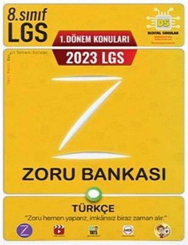 2023 8.Sınıf LGS  1. Dönem Türkçe Zoru Bankası - Tonguç Akademi - Image 1