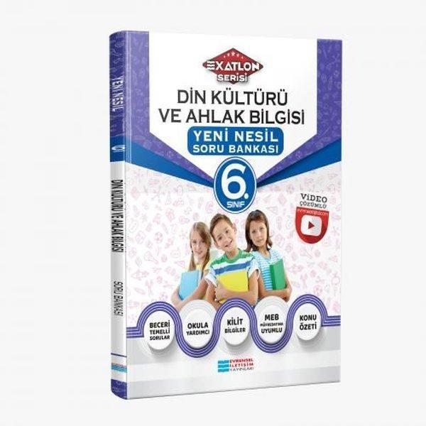 6.Sınıf Din Kültürü ve Ahlak Bilgisi Video Çözümlü Soru Bankası - Evrensel İletişim Yayınları - Image 1